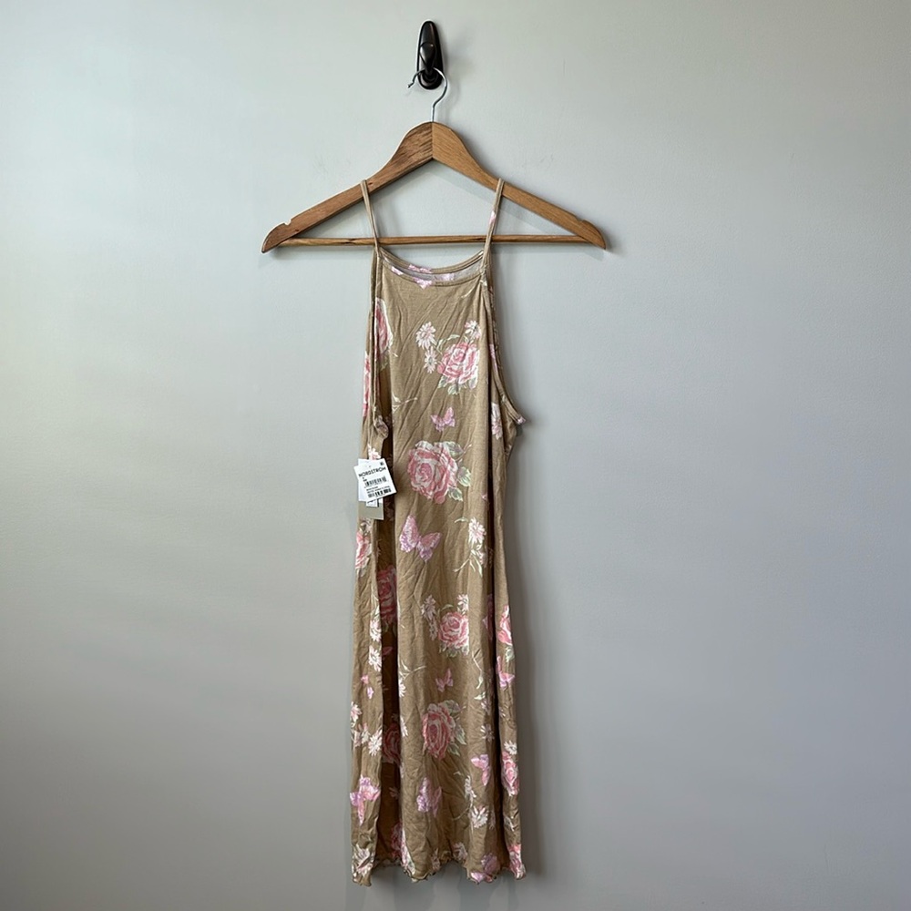 NWT Womens BP Strappy Floral Cotton Sundress S